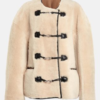 Toteme Giubbotto in shearling beige