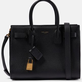 Saint Laurent Borsa tote in pelle Sac de Jour Baby nera