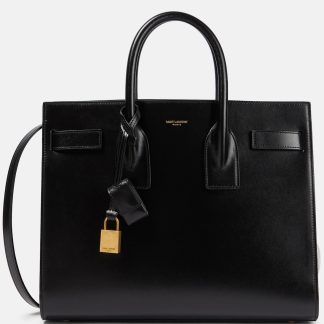 Saint Laurent Borsa tote piccola in pelle Sac De Jour nera